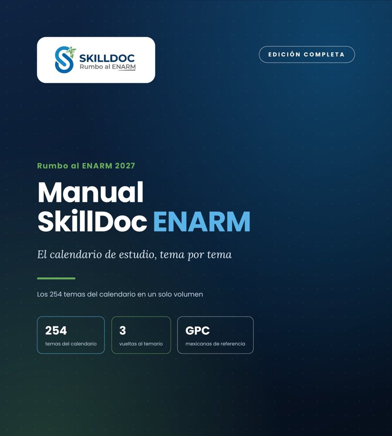 Manual SkillDoc ENARM 2027, edición completa